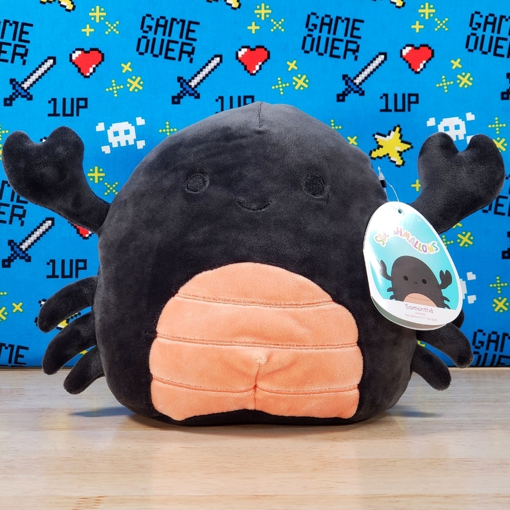Squishmallow Samanthe the Black Scorpion 8" UltraSoft Exotic Animal Plush NWT